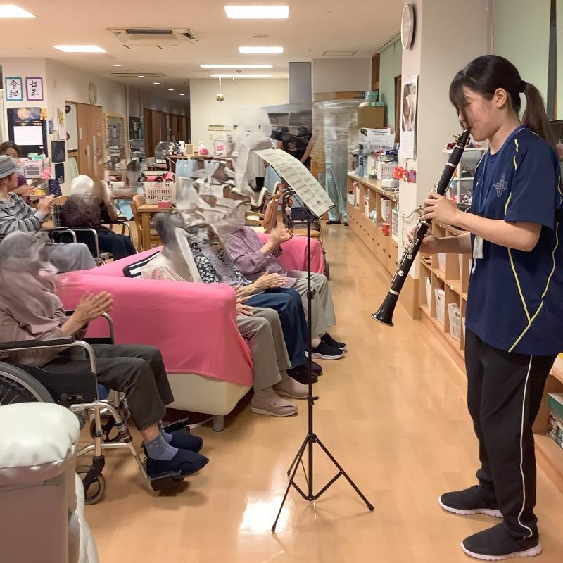 介護体験の学生さんが、デイサービス和来に来たぁー！！