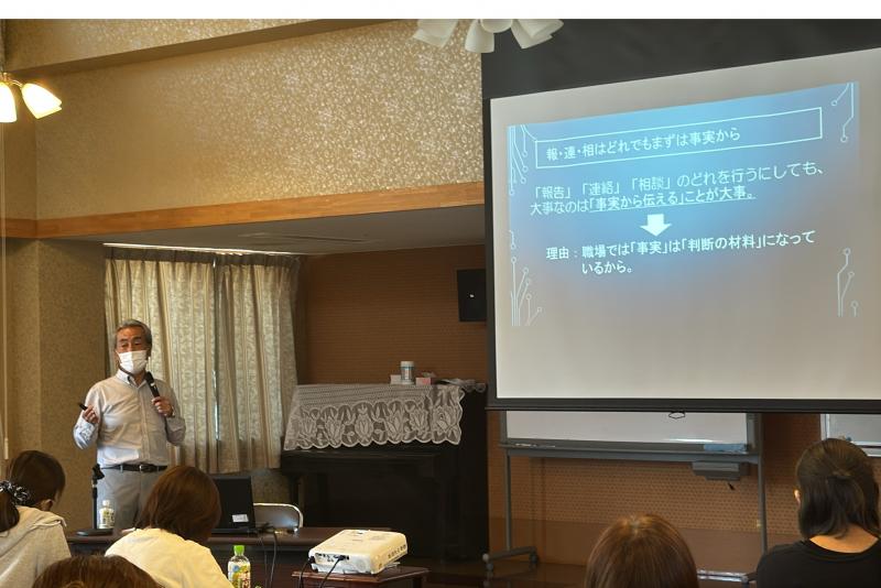 施設長の講義